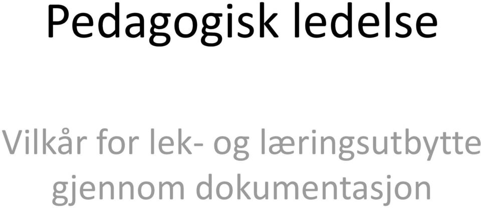 læringsutbytte