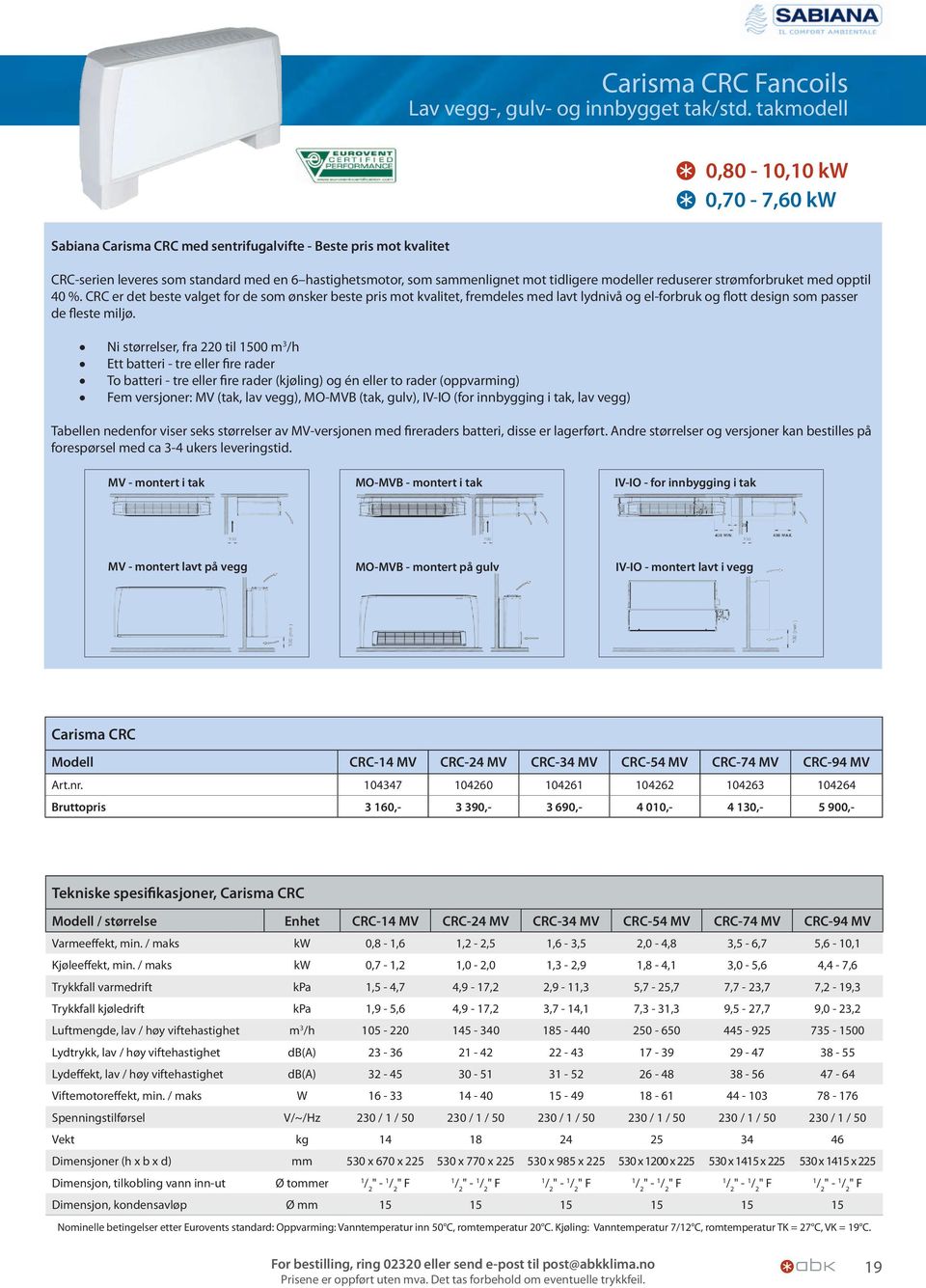 modeller reduserer strømforbruket med opptil 40 %.