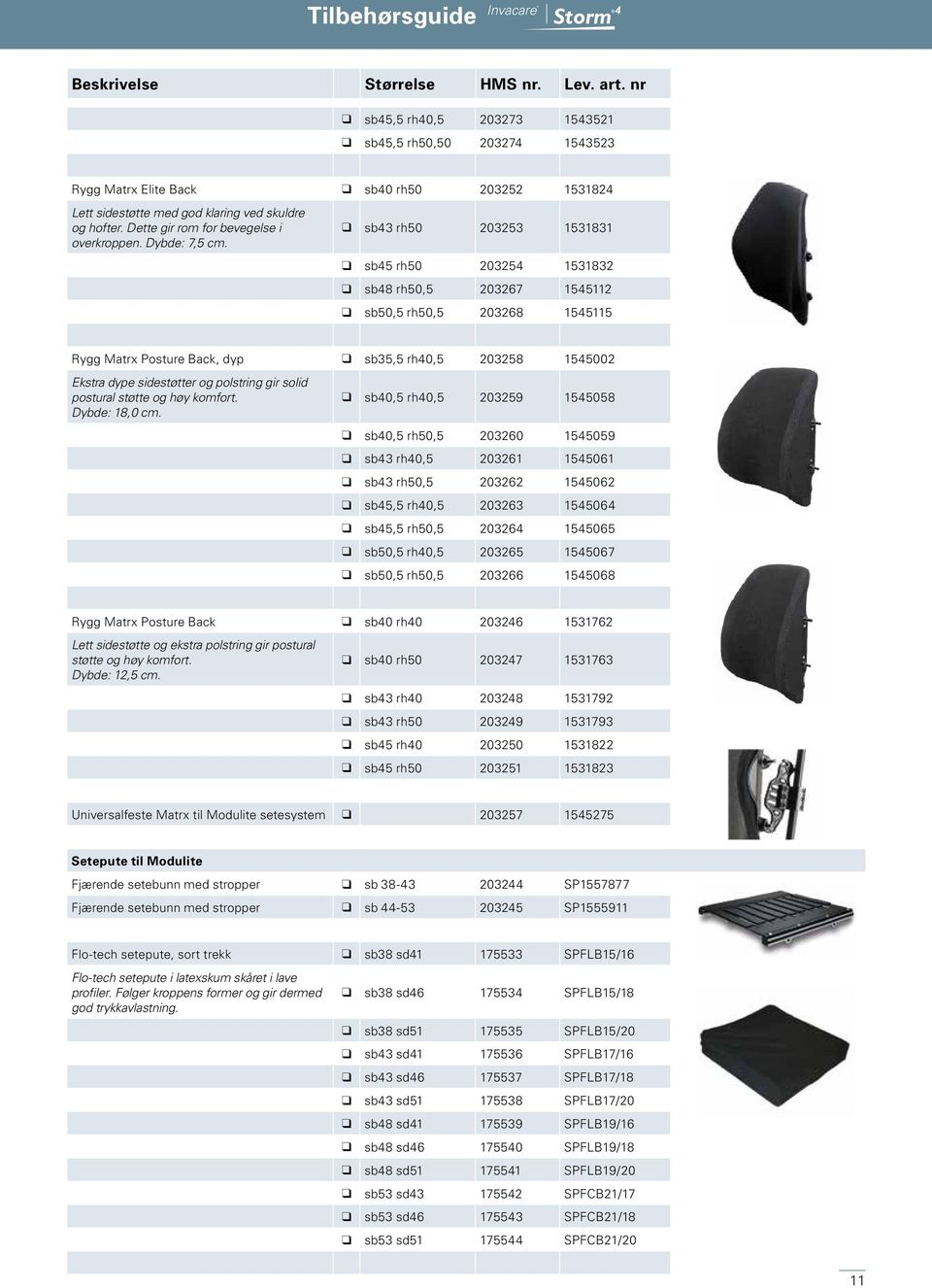 q sb43 rh50 203253 1531831 q sb45 rh50 203254 1531832 q sb48 rh50,5 203267 1545112 q sb50,5 rh50,5 203268 1545115 Rygg Matrx Posture Back, dyp q sb35,5 rh40,5 203258 1545002 Ekstra dype sidestøtter