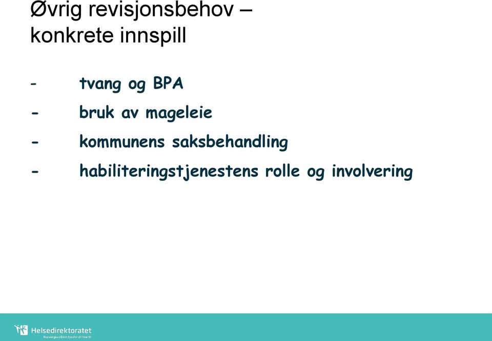 mageleie - kommunens saksbehandling