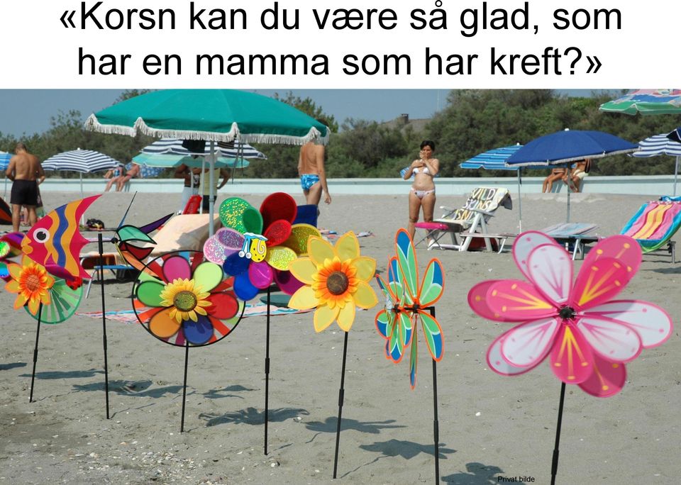 en mamma som har