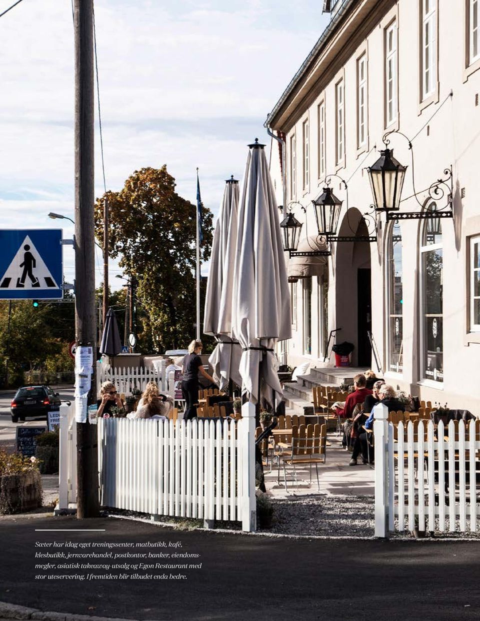 eiendomsmegler, asiatisk takeaway-utsalg og Egon