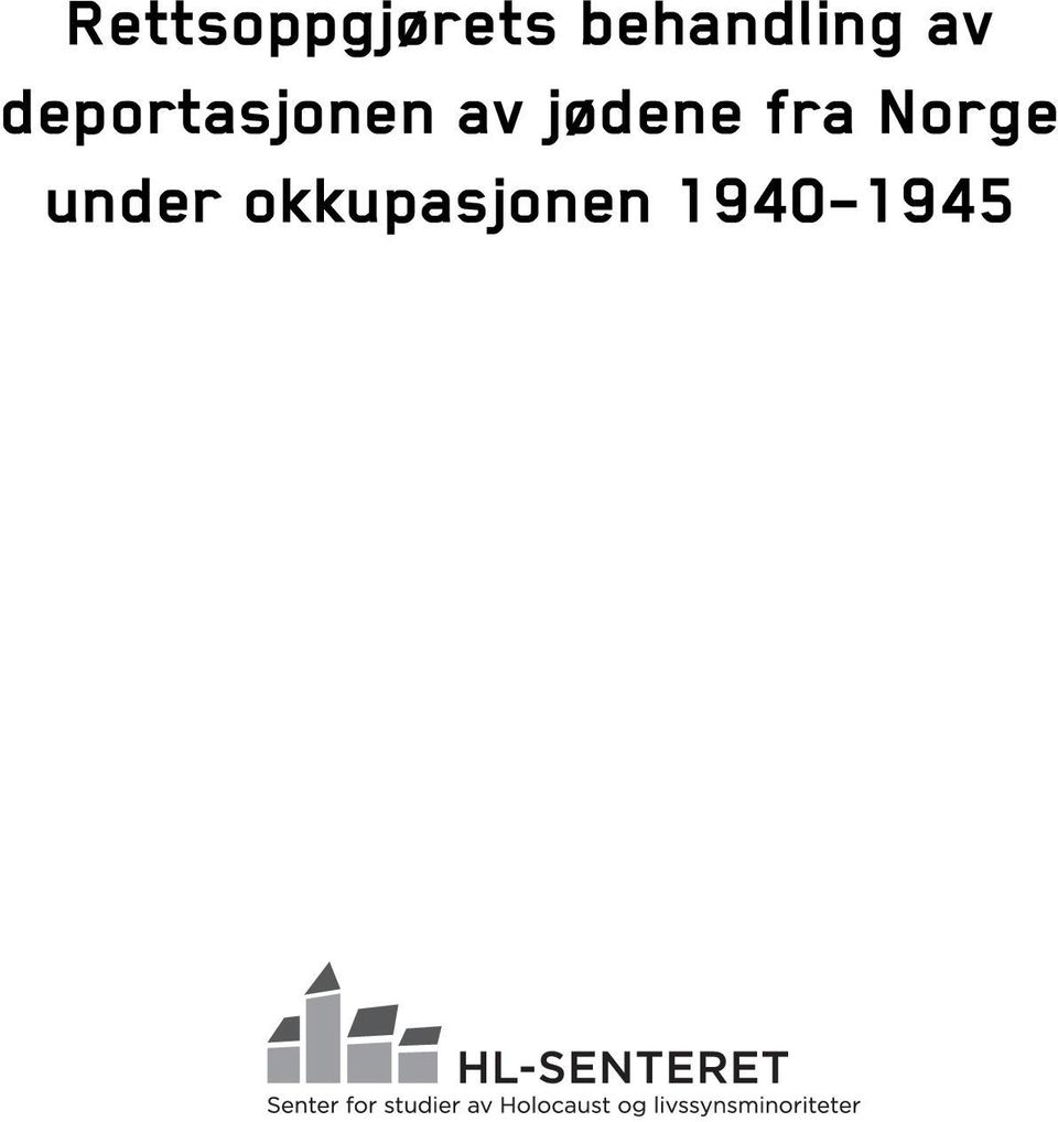 deportasjonen av