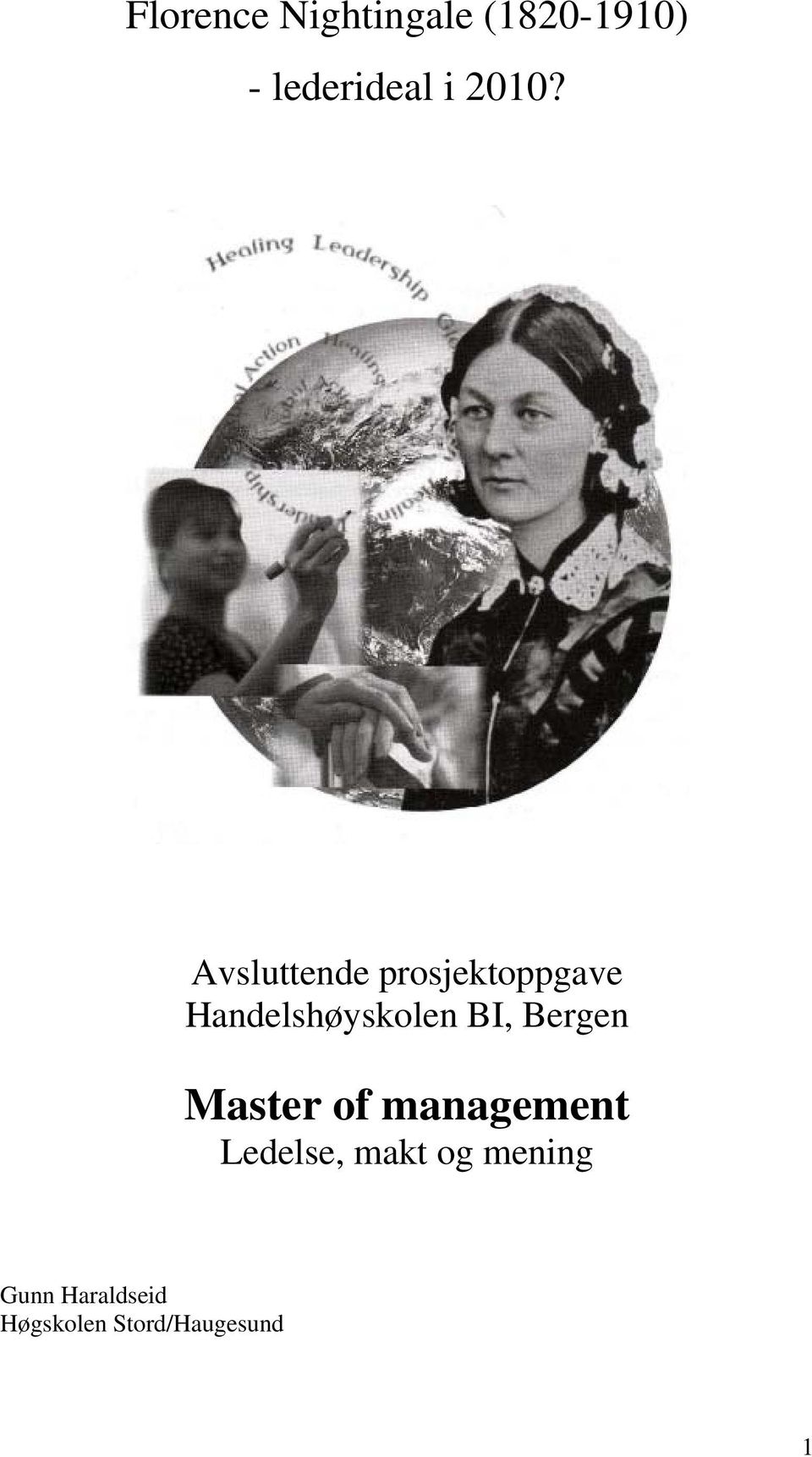 Handelshøyskolen BI, Bergen Master of management