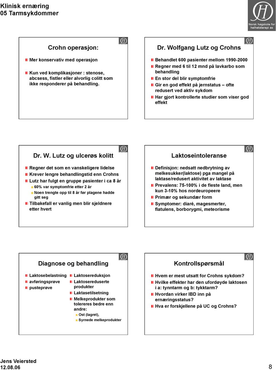 aktiv sykdom Har gjort kontrollerte studier som viser god effekt Dr. W.