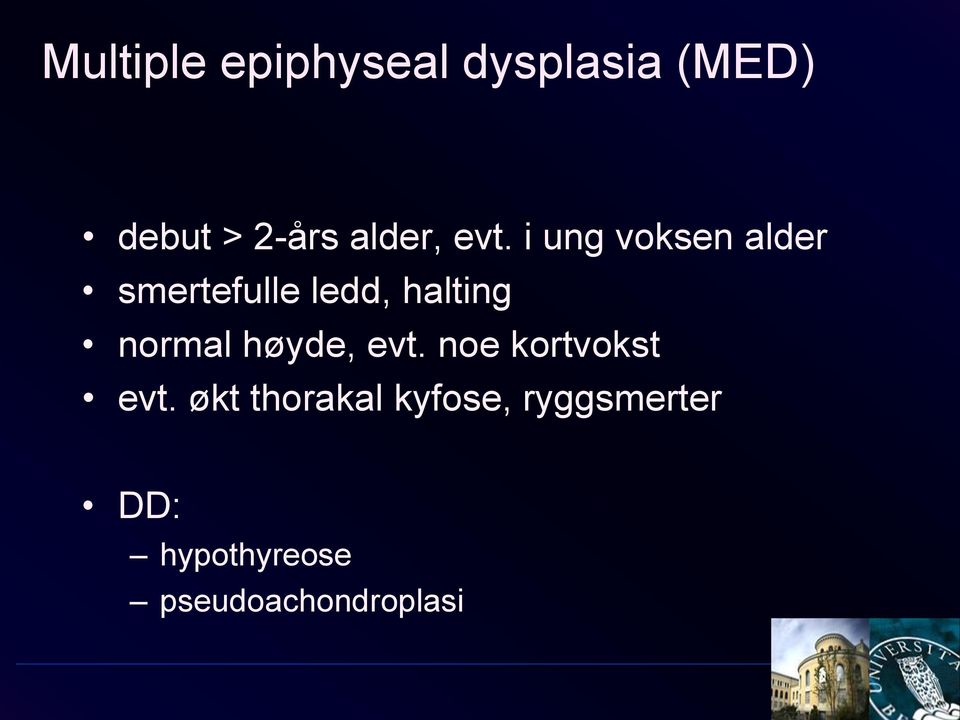 i ung voksen alder smertefulle ledd, halting normal