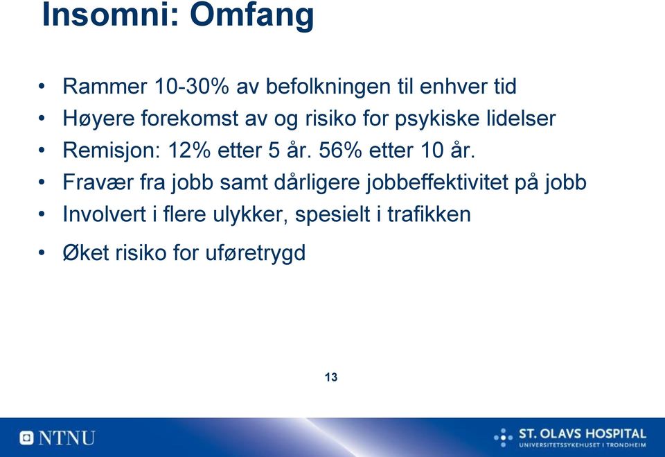 56% etter 10 år.