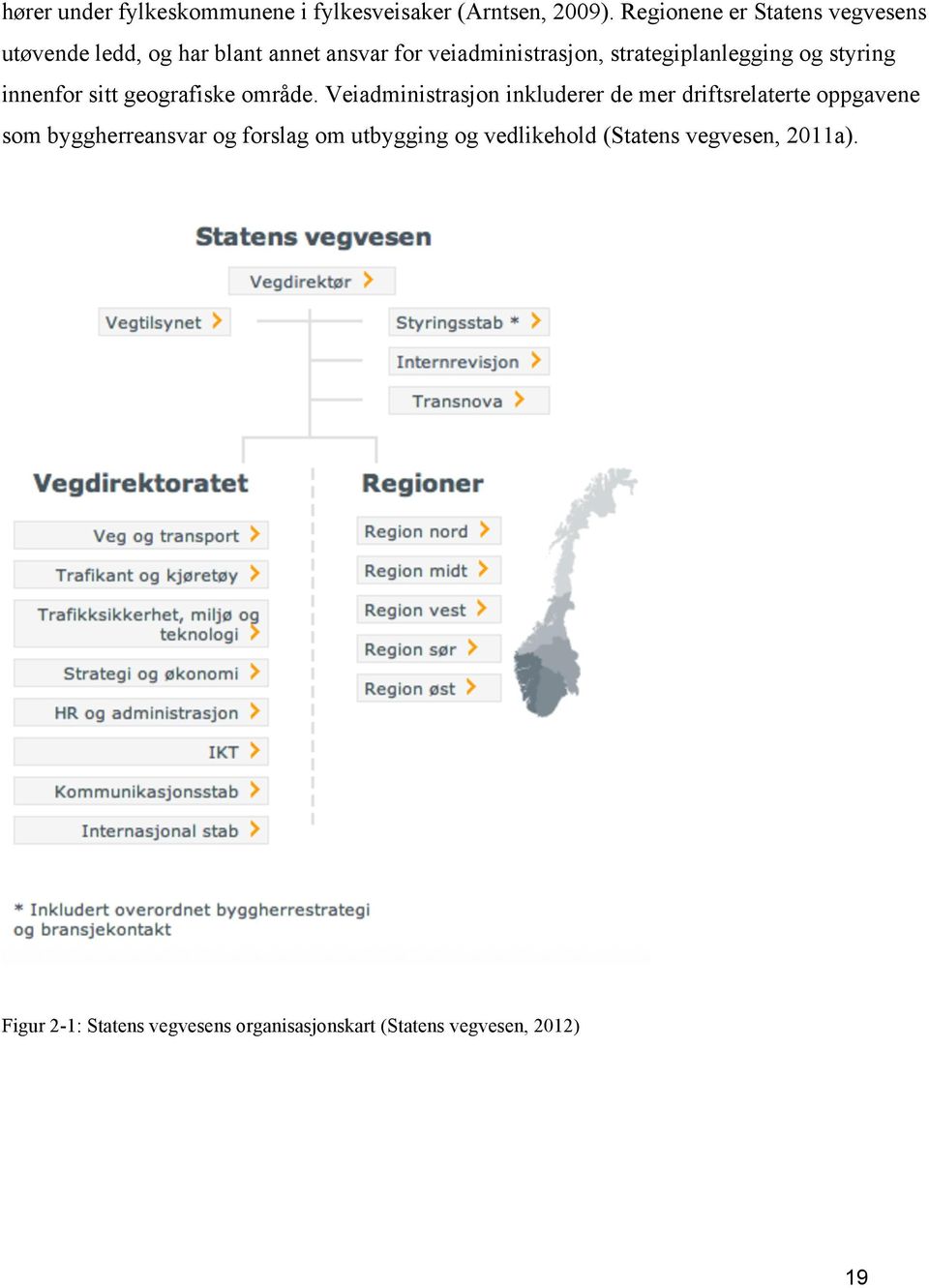 strategiplanlegging og styring innenfor sitt geografiske område.