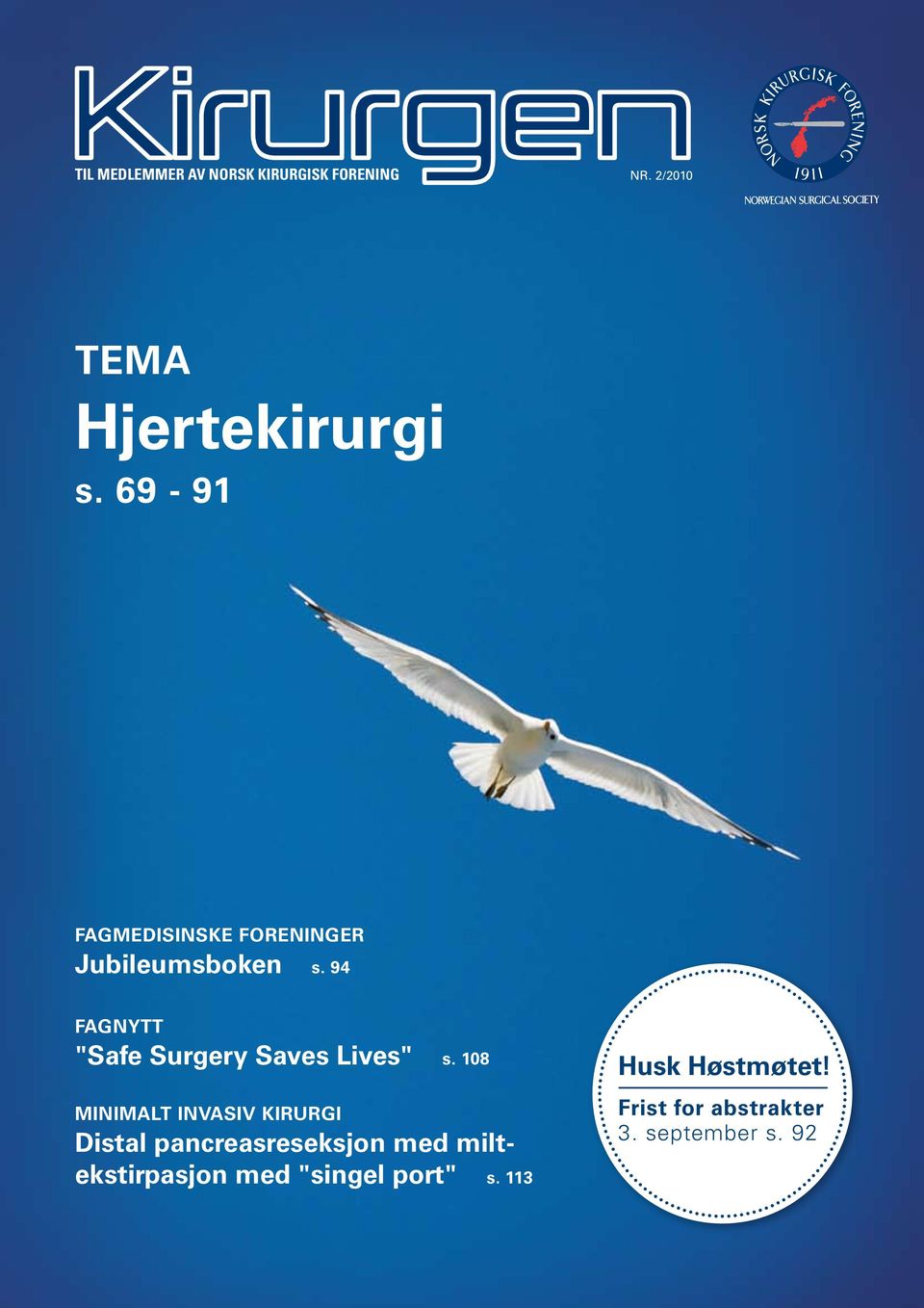 94 Fagnytt "Safe Surgery Saves Lives" s.