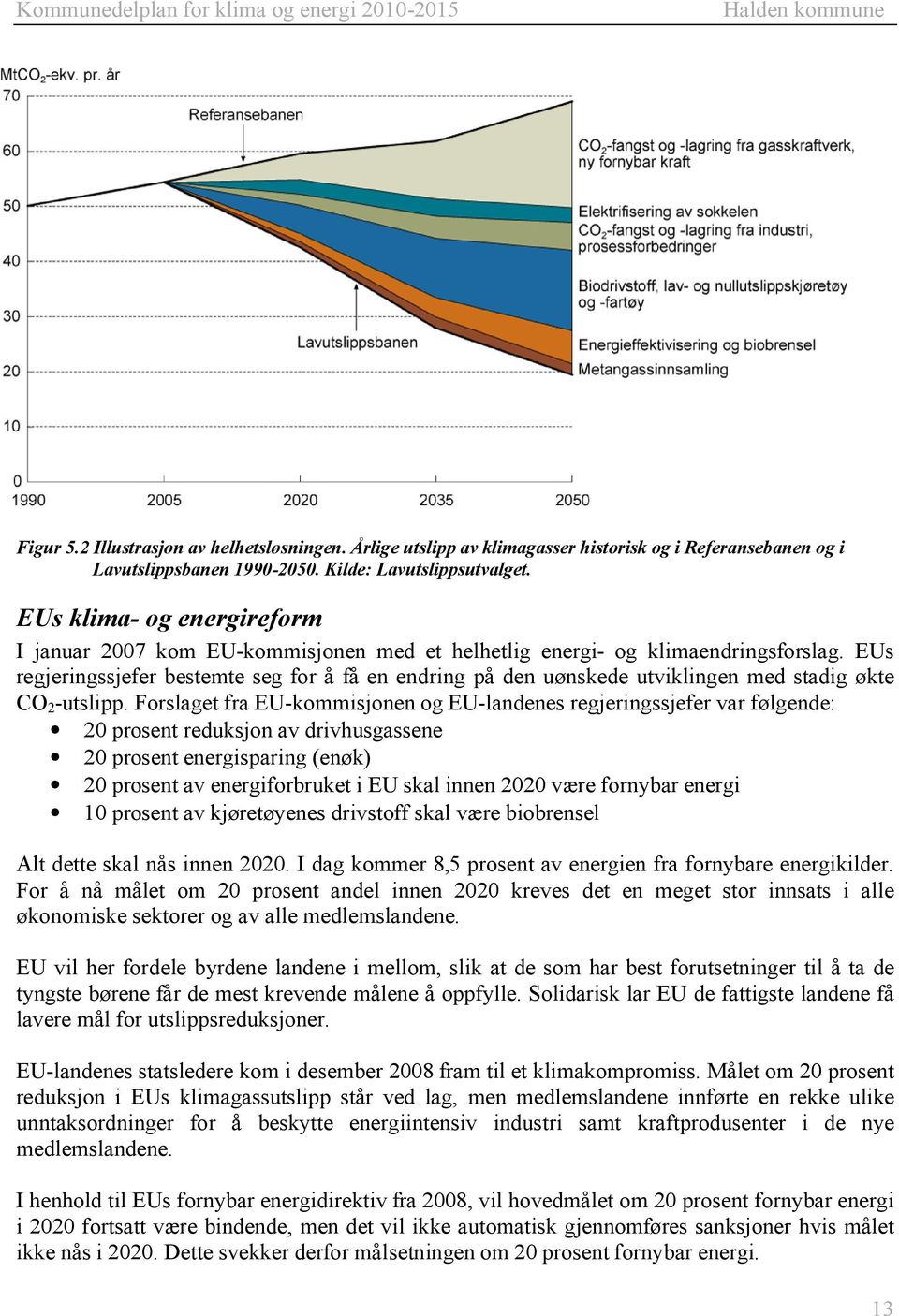 EUs regjeringssjefer bestemte seg for å få en endring på den uønskede utviklingen med stadig økte CO 2 -utslipp.