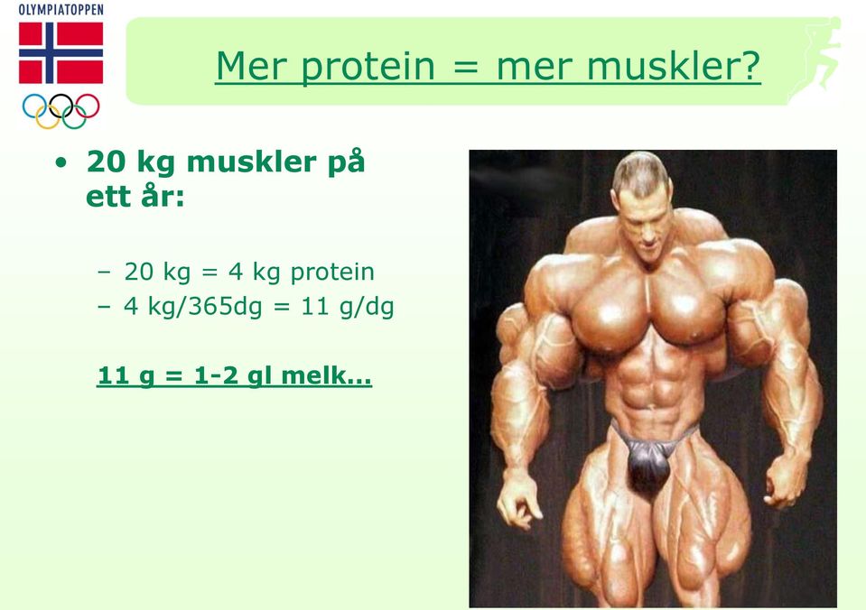 kg = 4 kg protein 4 kg/365dg