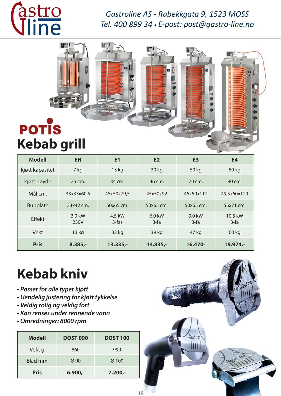 Effekt 3,0 kw 4,5 kw 6,0 kw 3-fa 9,0 kw 3-fa 10,5 kw 3-fa Vekt 13 kg 33 kg 39 kg 47 kg 60 kg Pris 8.385,- 13.335,- 14.835,- 16.470-19.