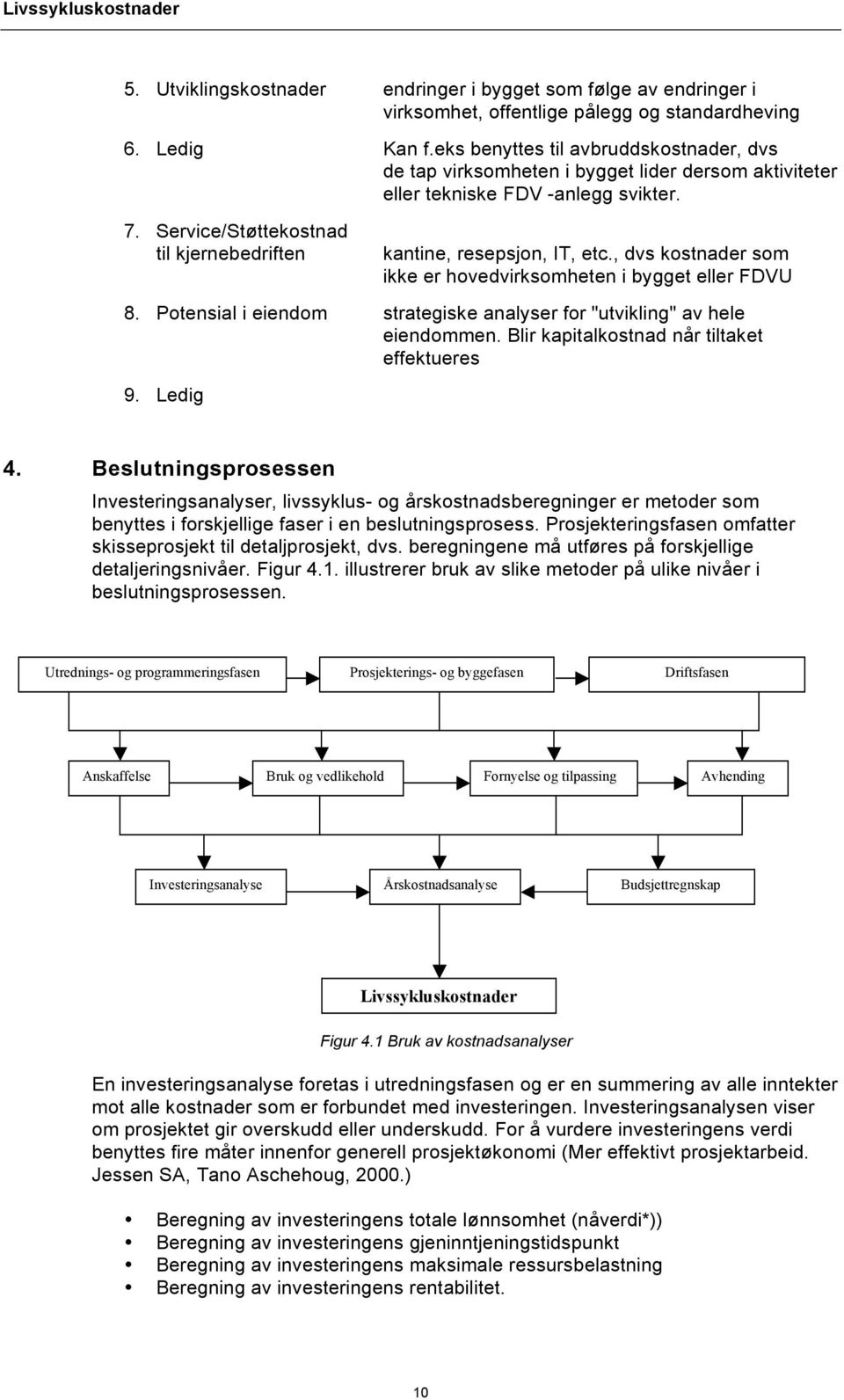 Service/Støttekostnad til kjernebedriften kantine, resepsjon, IT, etc., dvs kostnader som ikke er hovedvirksomheten i bygget eller FDVU 8.