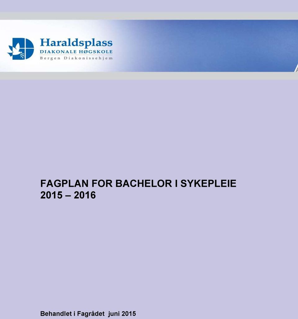 SYKEPLEIE 2015