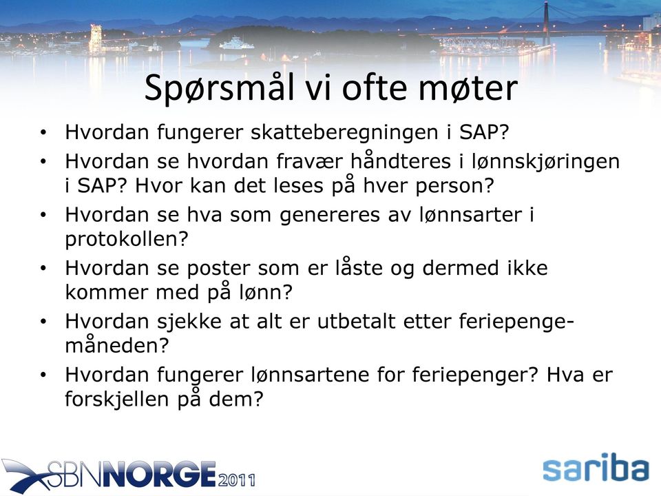 Hvordan se hva som genereres av lønnsarter i protokollen?