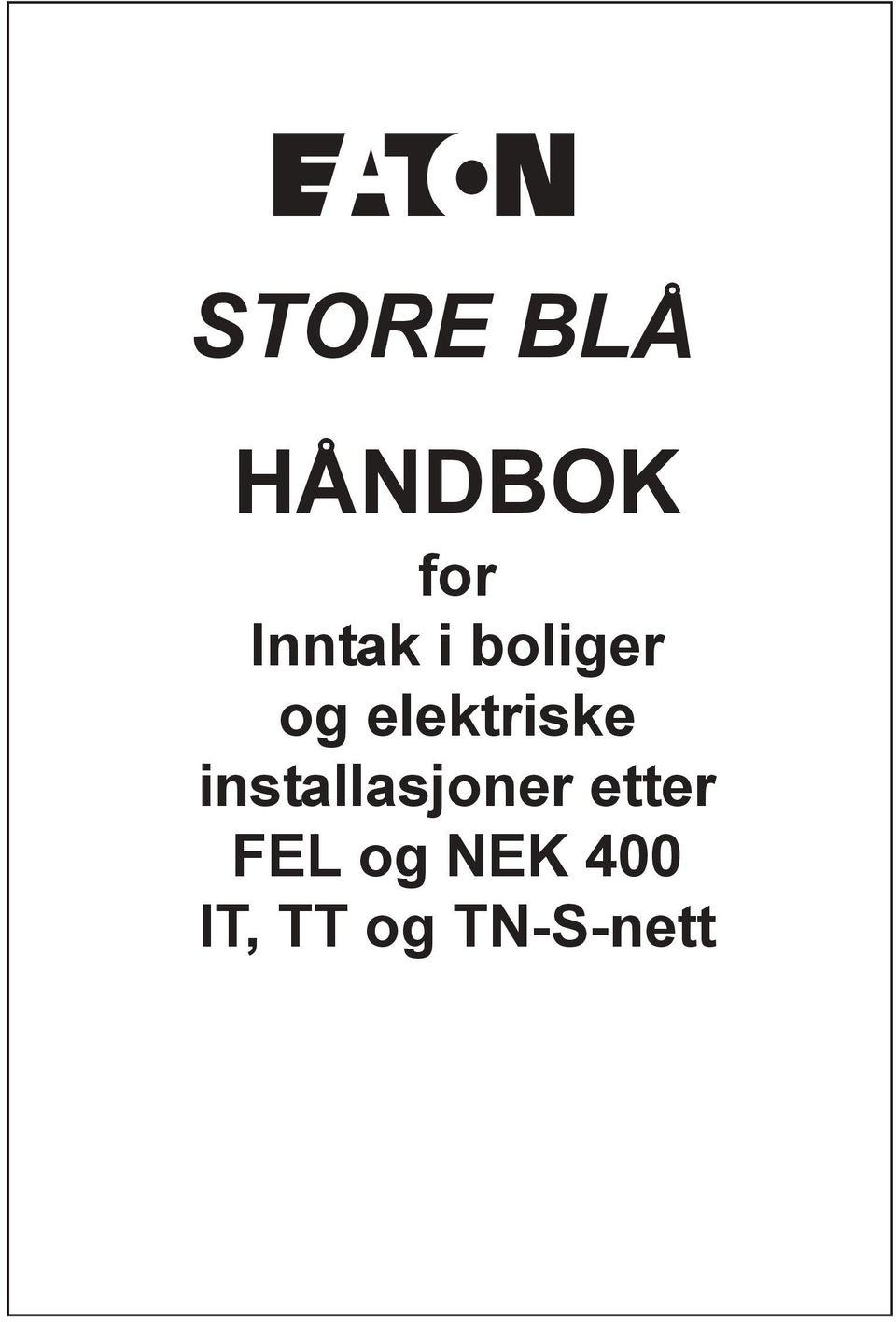 elektriske installasjoner