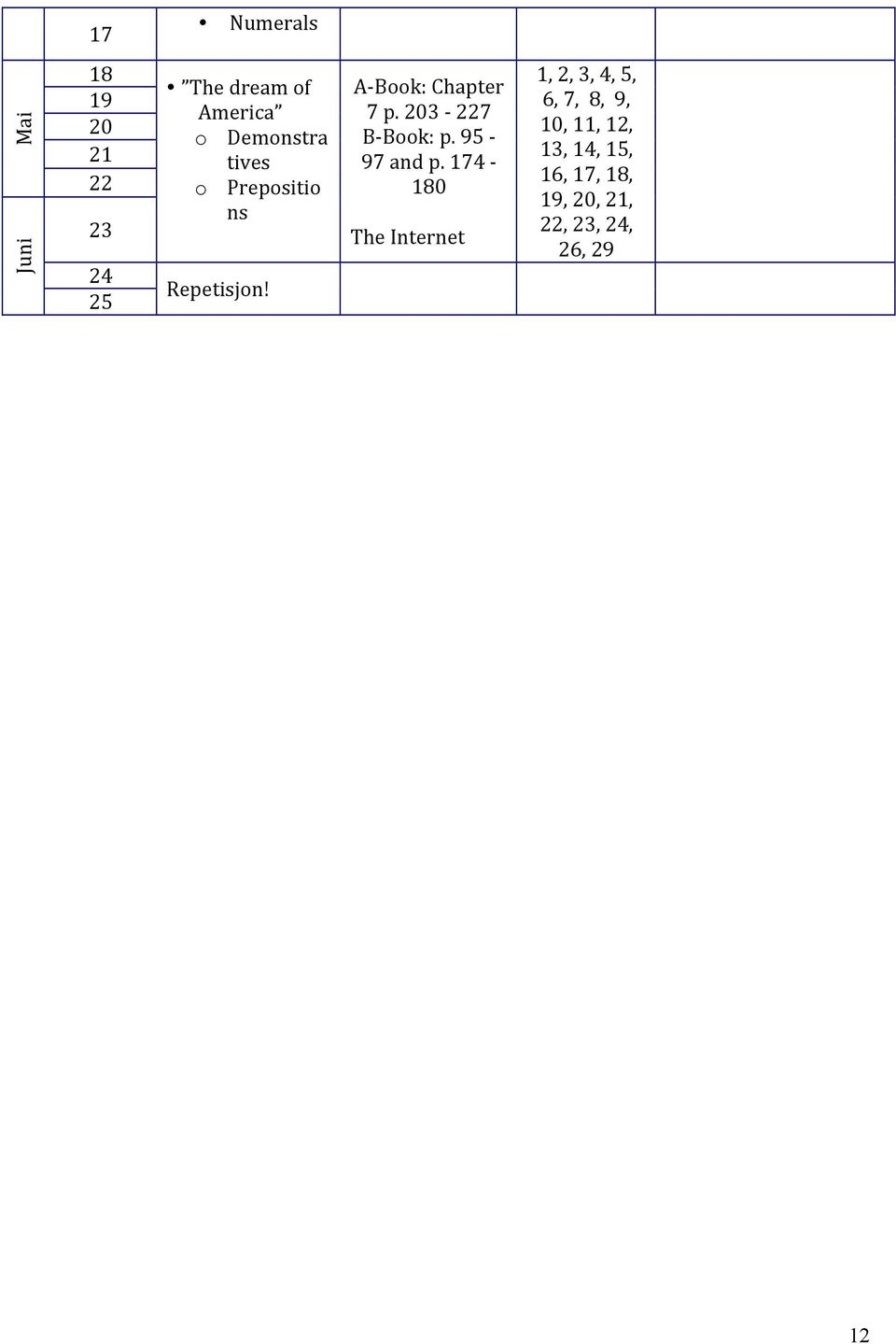 203-227 B- Book: p. 95-97 and p.