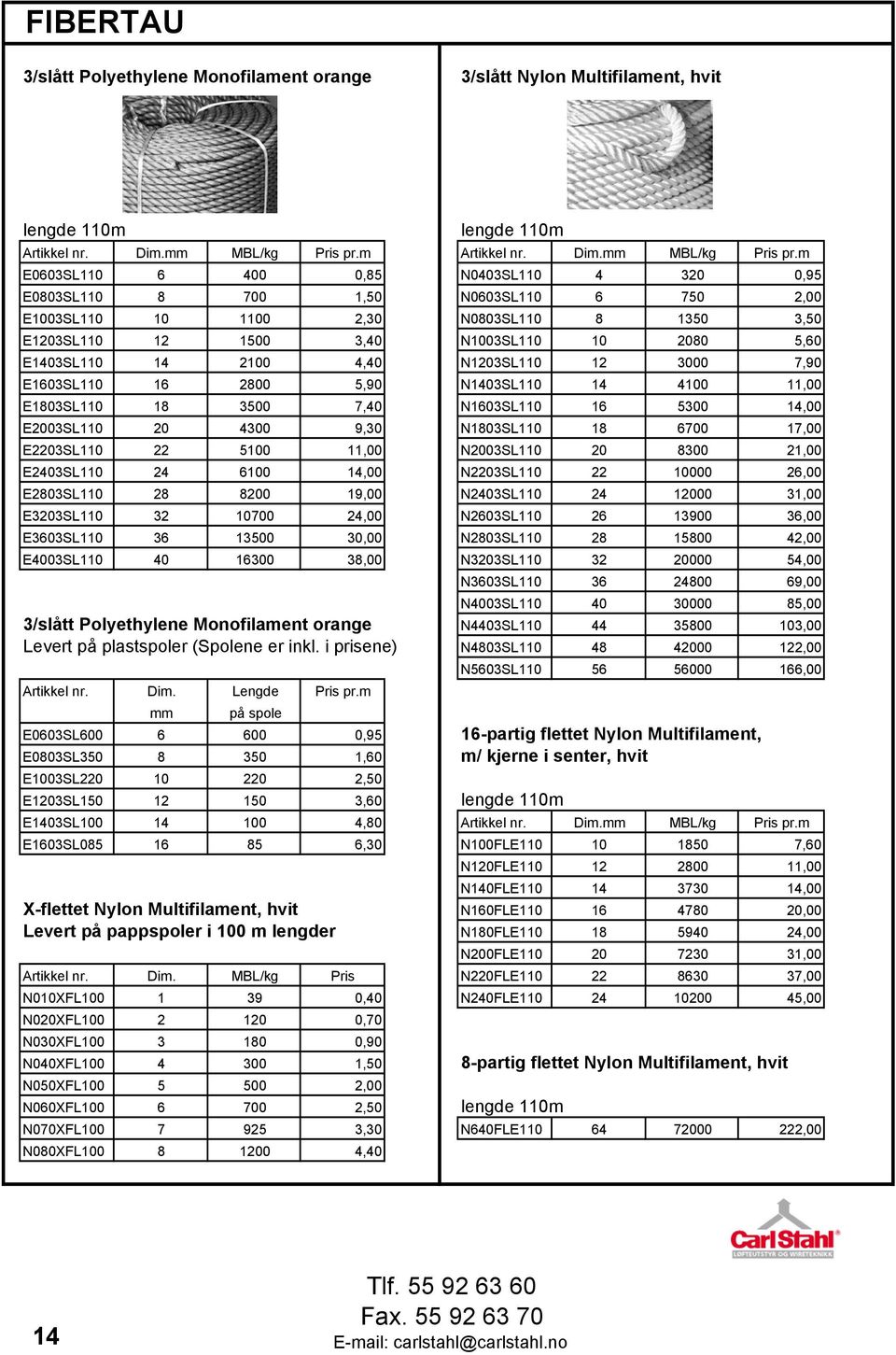 m E0603SL110 6 400 0,85 N0403SL110 4 320 0,95 E0803SL110 8 700 1,50 N0603SL110 6 750 2,00 E1003SL110 10 1100 2,30 N0803SL110 8 1350 3,50 E1203SL110 12 1500 3,40 N1003SL110 10 2080 5,60 E1403SL110 14