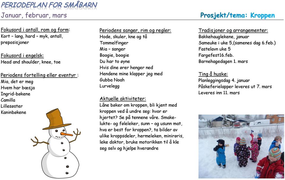 hjertet? Se på tennene våre. Smakelukte- og føleleker, sunn og usunn mat, hva er best for kroppen?