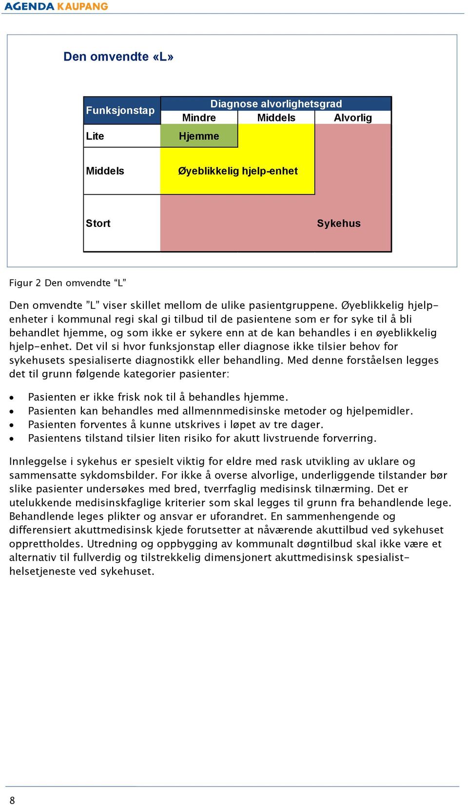 Øyeblikkelig 2011 Deloitte AS hjelpenheter i kommunal regi skal gi tilbud til de pasientene som er for syke til å bli behandlet hjemme, og som ikke er sykere enn at de kan behandles i en øyeblikkelig