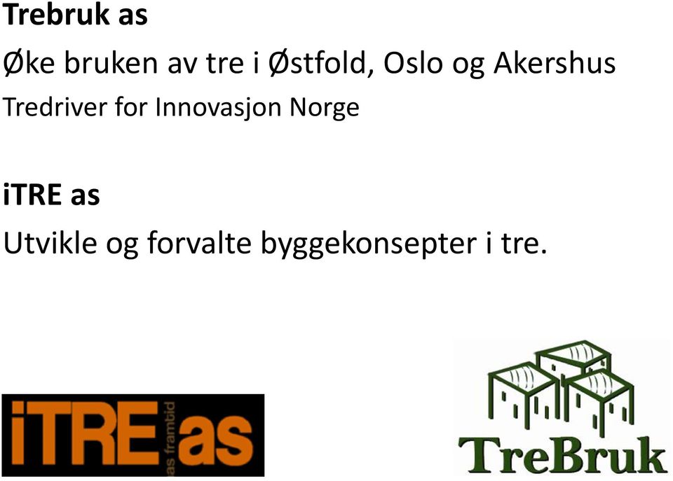 Tredriver for Innovasjon Norge