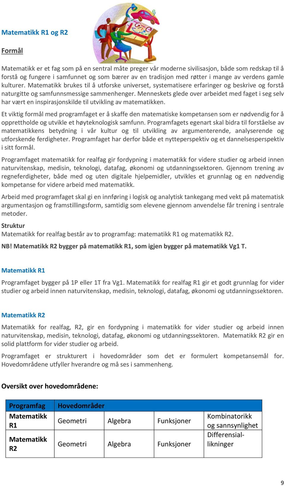 Menneskets glede over arbeidet med faget i seg selv har vært en inspirasjonskilde til utvikling av matematikken.