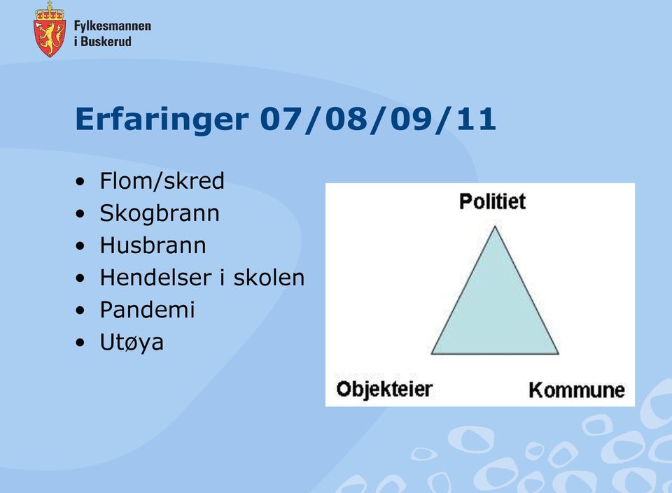 Flom/skred Skogbrann