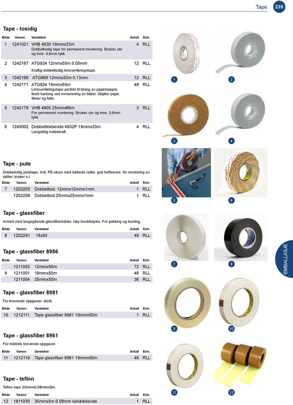 VHB 90 mmxm RLL For permanent montering. Brukes ute og inne. 0.mm tykk. 00 Dobbeltklebende 9P 9mmxm RLL Langsiktig holdekraft. Tape - pute Dobbelsidig putetape, hvit, PE-skum med lukkede celler.