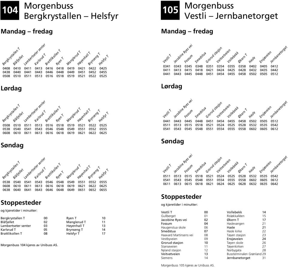 Veitvetveien Vollebekk Økern T Hasle Ensjøveien 0341 0343 0345 0348 0351 0354 0355 0358 0402 0405 0412 0411 0413 0415 0418 0421 0424 0425 0428 0432 0435 0442 0441 0443 0445 0448 0451 0454 0455 0458