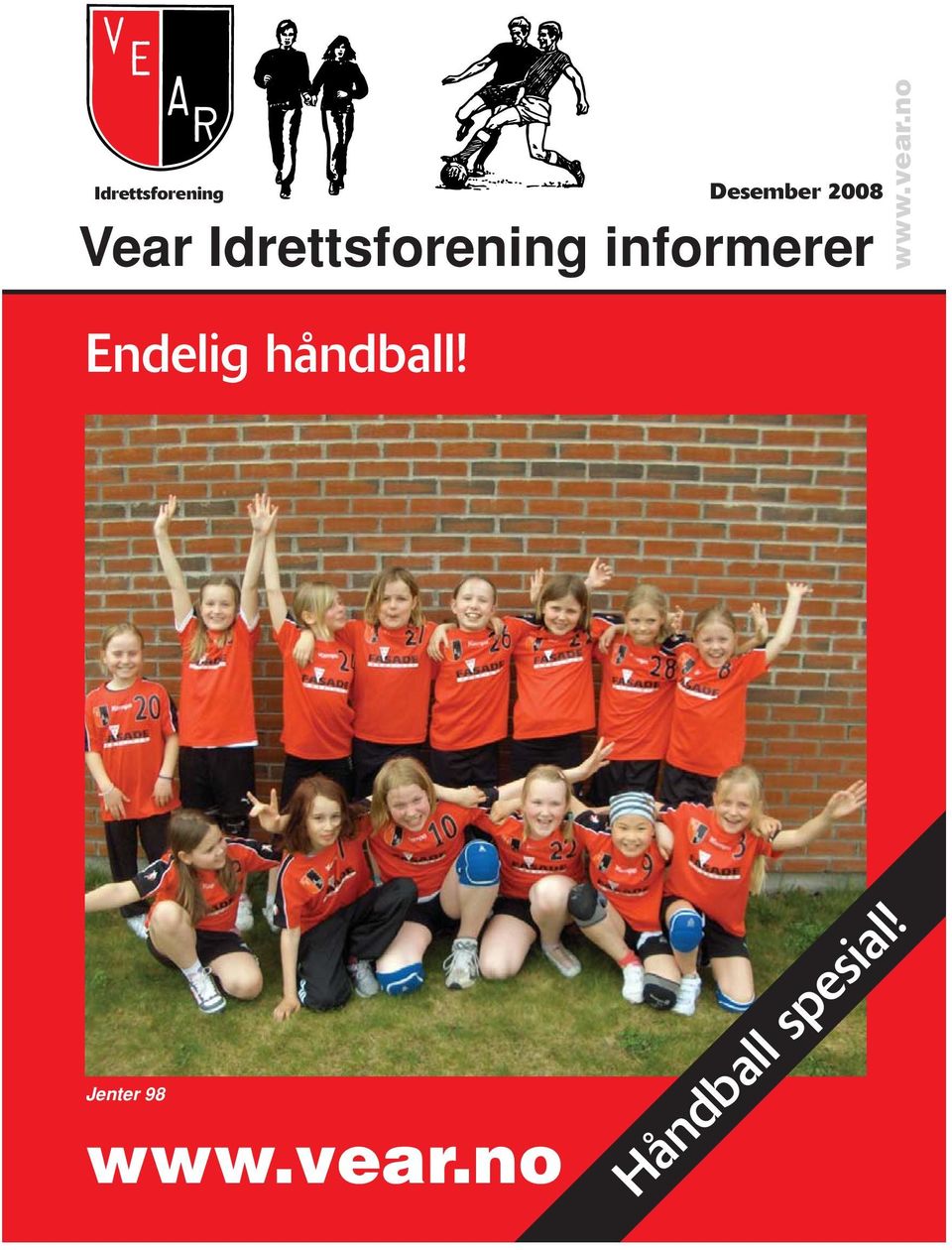 Endelig håndball! www.vear.