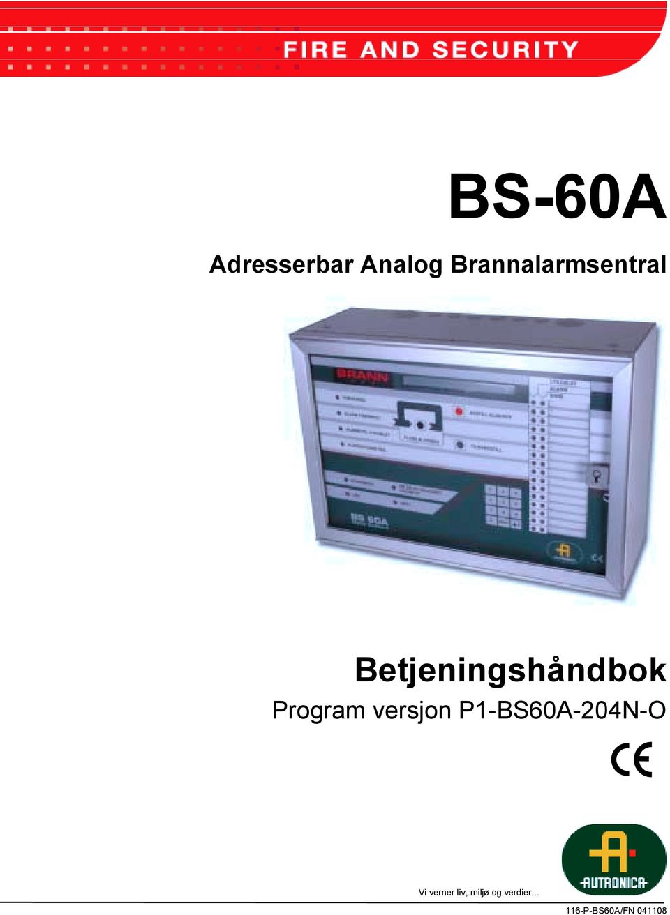 versjon P1-BS60A-204N-O Vi