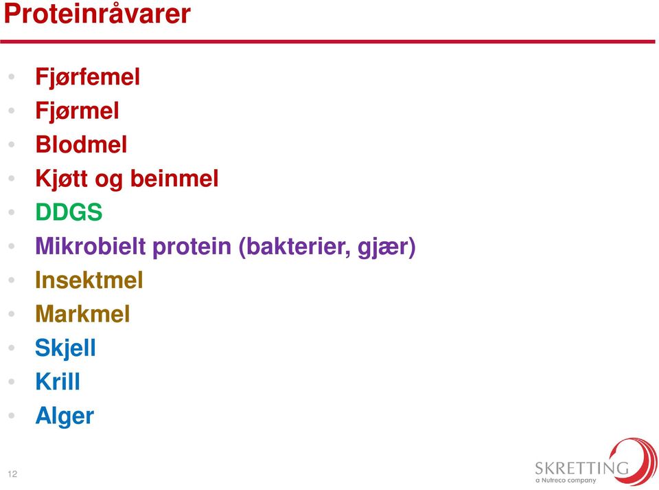 Mikrobielt protein (bakterier,