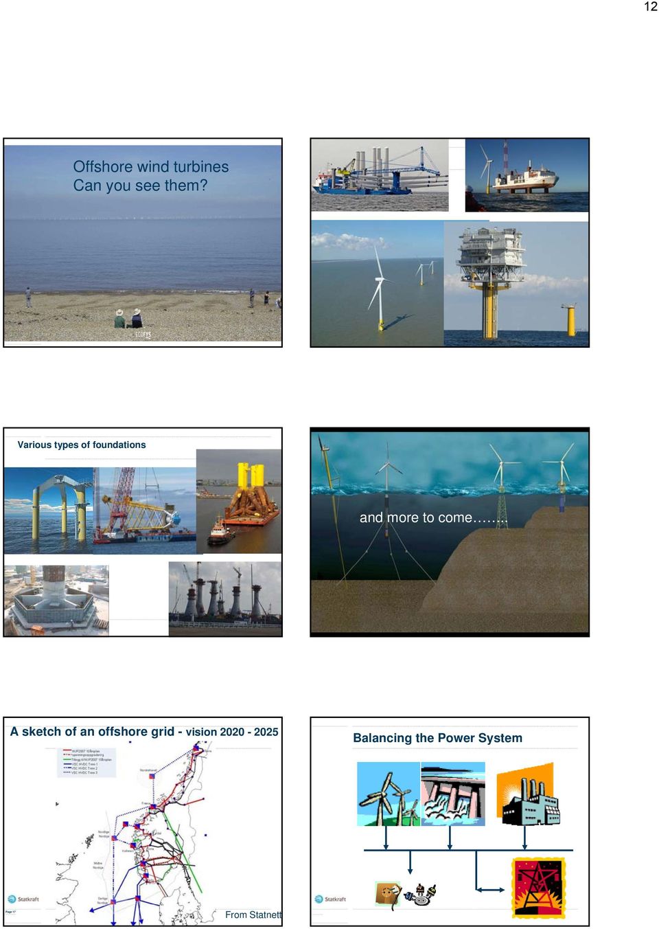 . Page 16 A sketch of an offshore grid - vision 2020-2025 Balancing the