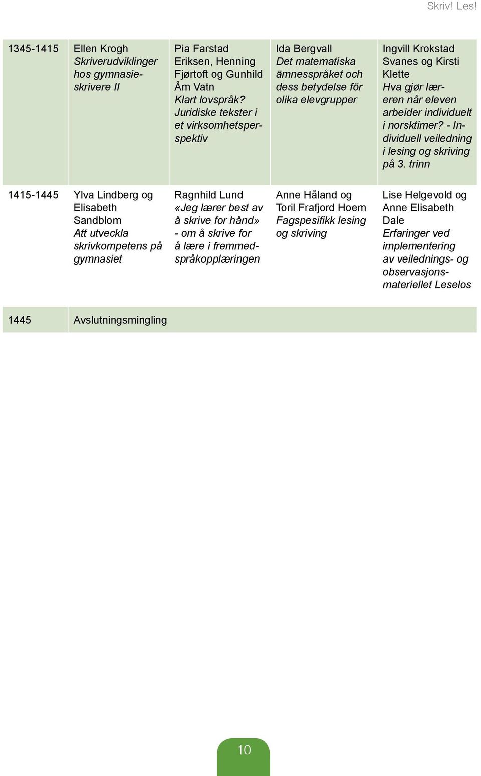 arbeider individuelt i norsktimer? - Individuell veiledning i lesing og skriving på 3.