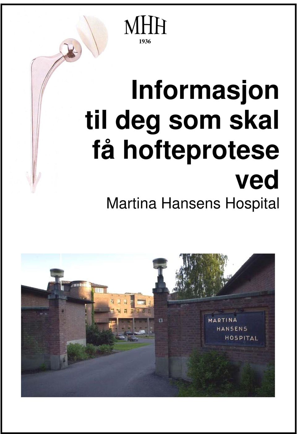 hofteprotese ved