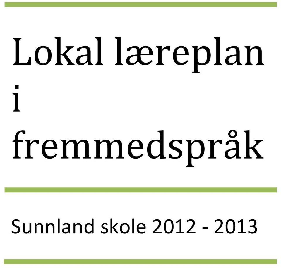 fremmedspråk