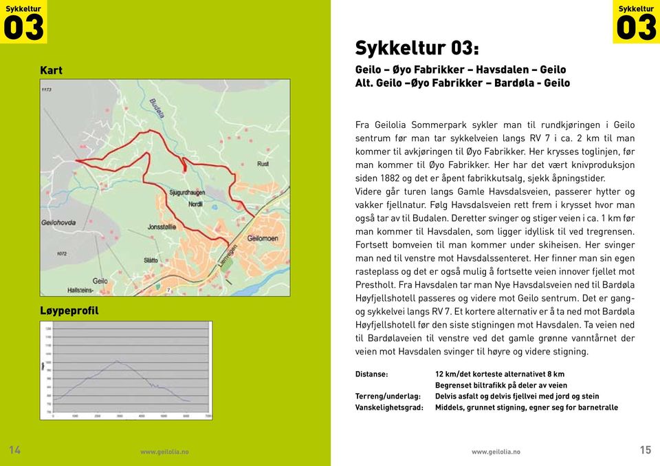 2 km til man kommer til avkjøringen til Øyo Fabrikker. Her krysses toglinjen, før man kommer til Øyo Fabrikker.