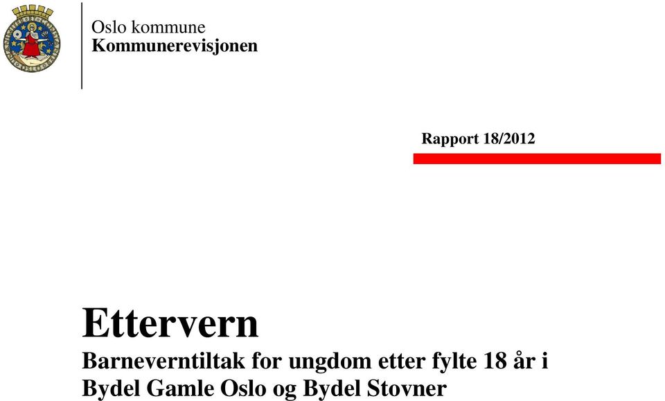 Barneverntiltak for ungdom etter