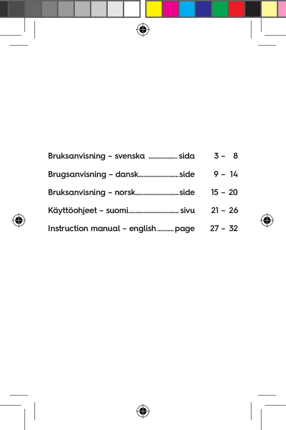 ..side 9 14 Bruksanvisning norsk.