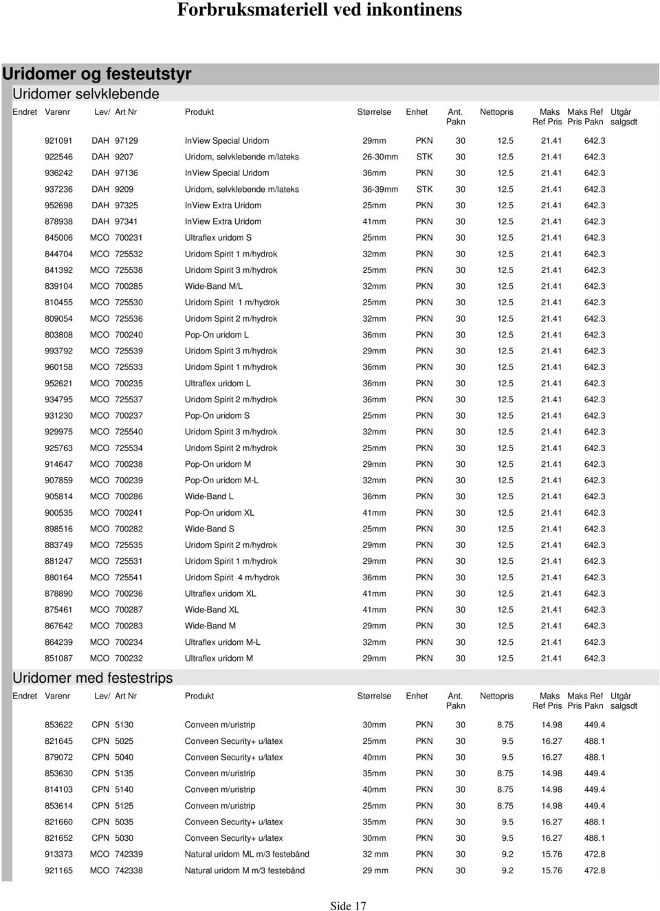 2. 892 728 Uridom pirit m/hydrok 2mm 2. 2. 890 700 Wide-Band / 2mm 2. 2. 80 72 Uridom pirit m/hydrok 2mm 2. 2. 8090 72 Uridom pirit 2 m/hydrok 2mm 2. 2. 80808 70020 Pop-On uridom mm 2. 2. 99792 729 Uridom pirit m/hydrok 29mm 2.