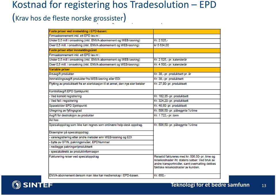 Tradesolution EPD