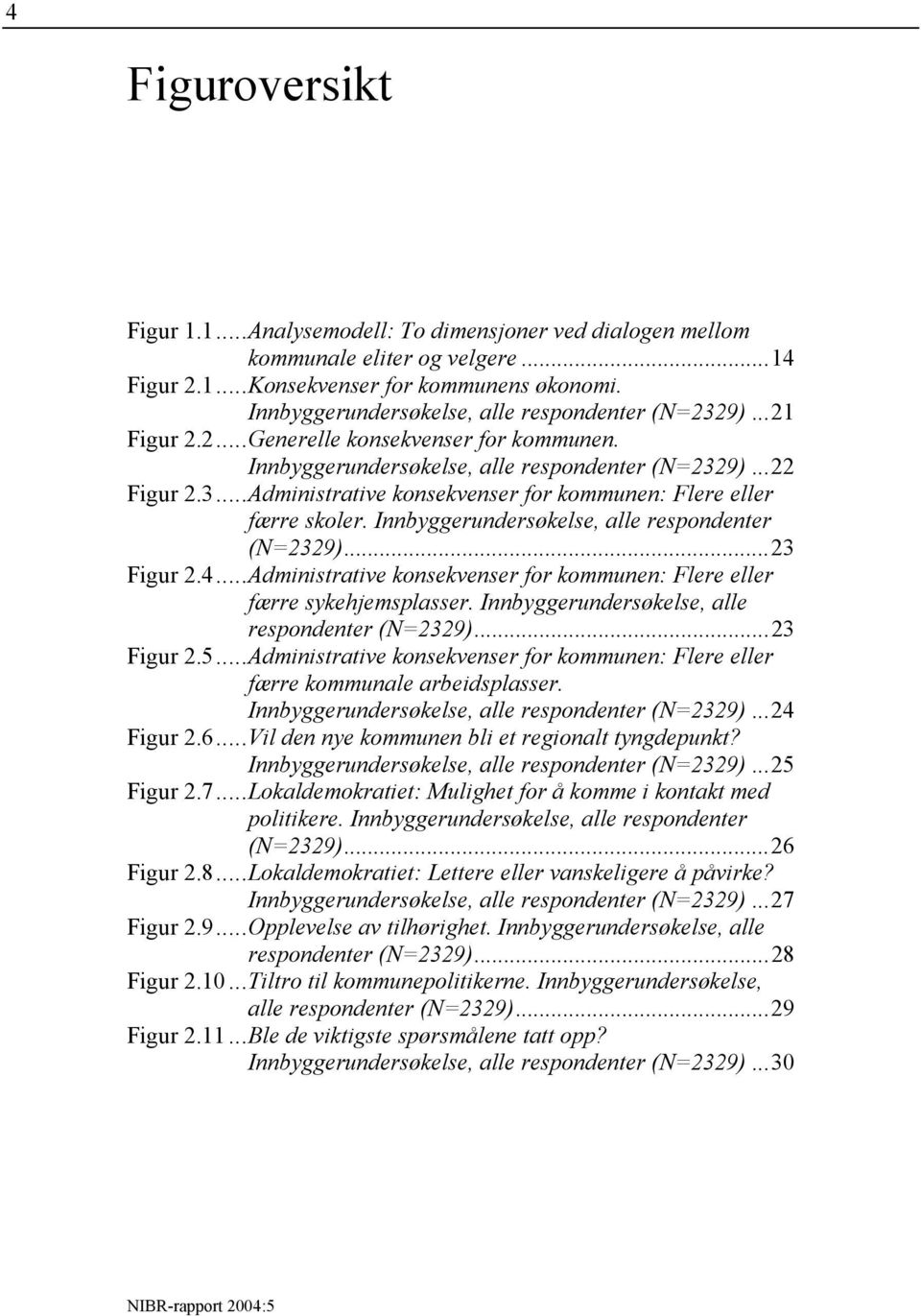 Innbyggerundersøkelse, alle respondenter (N=2329)...23 Figur 2.4...Administrative konsekvenser for kommunen: Flere eller færre sykehjemsplasser. Innbyggerundersøkelse, alle respondenter (N=2329).