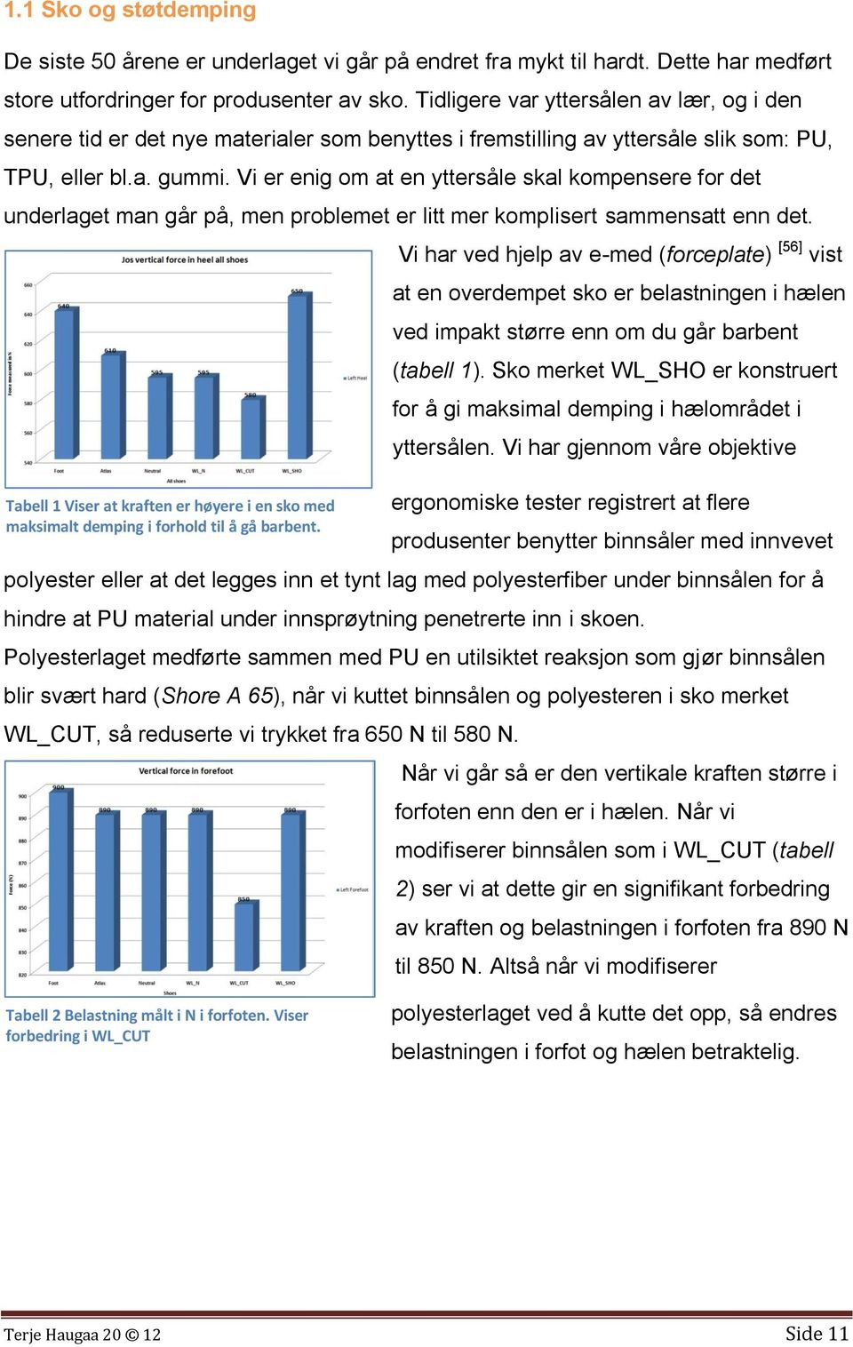 Vi er enig om at en yttersåle skal kompensere for det underlaget man går på, men problemet er litt mer komplisert sammensatt enn det.