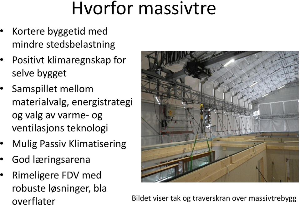 teknologi Mulig Passiv Klimatisering God læringsarena Rimeligere FDV med robuste