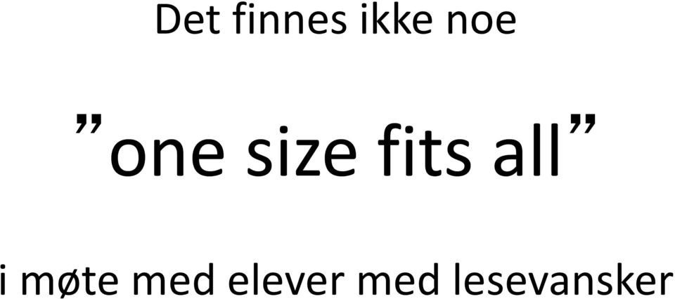 fitsall i møte med