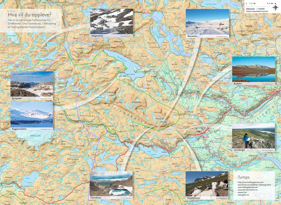 Målestokk 1:150000 Kartgrunnlag Statens kartverk Vargevatnet Åkerstølen Budalen Kjyrkjedøri Raggsteindalen