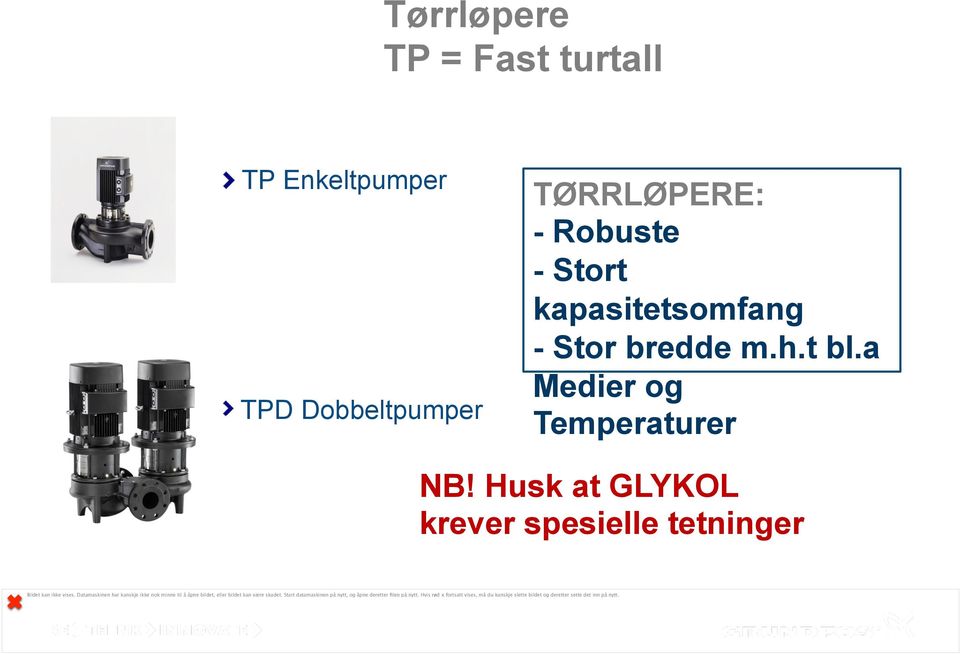 kapasitetsomfang - Stor bredde m.h.t bl.