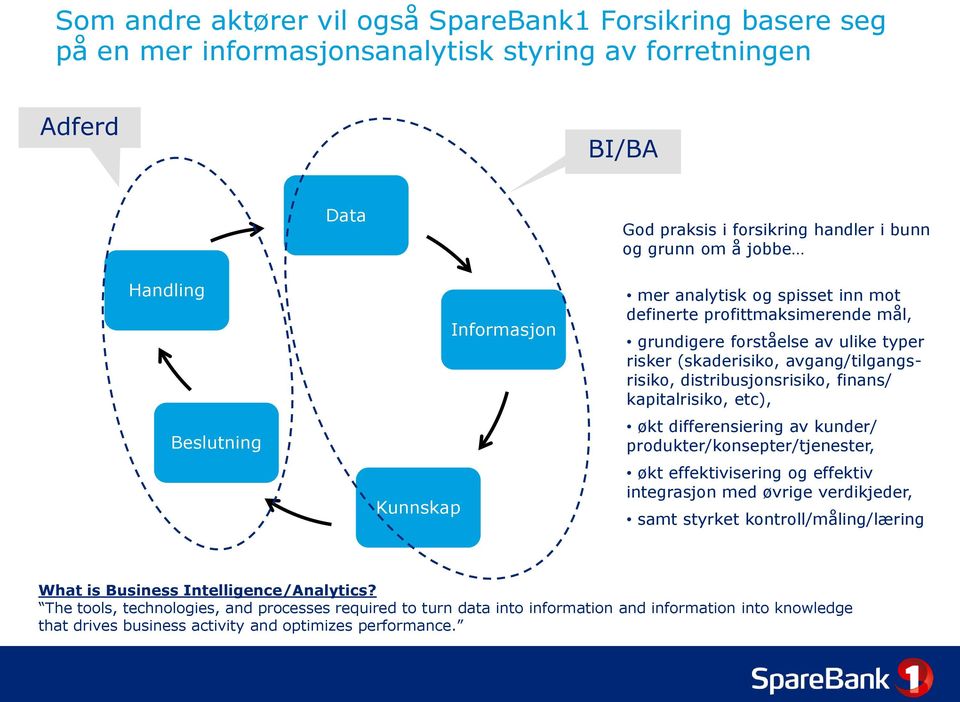 distribusjonsrisiko, finans/ kapitalrisiko, etc), økt differensiering av kunder/ produkter/konsepter/tjenester, økt effektivisering og effektiv integrasjon med øvrige verdikjeder, samt styrket