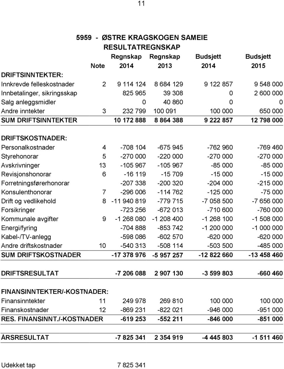 DRIFTSKOSTNADER: Personalkostnader 4-708 104-675 945-762 960-769 460 Styrehonorar 5-270 000-220 000-270 000-270 000 Avskrivninger 13-105 967-105 967-85 000-85 000 Revisjonshonorar 6-16 119-15 709-15