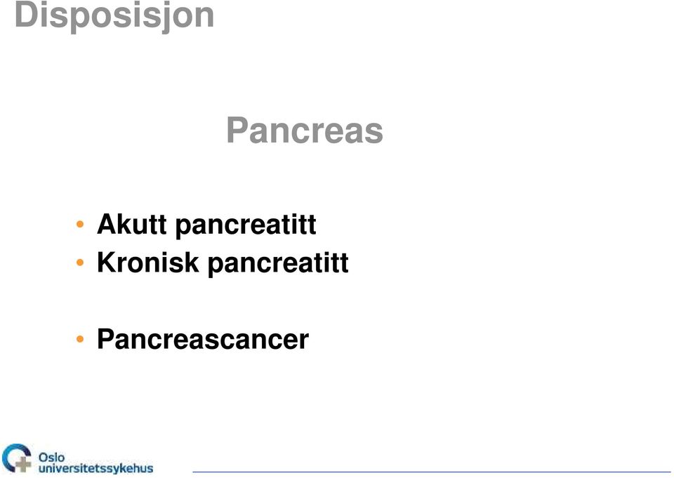 pancreatitt